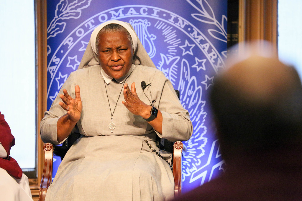 Catholic sisters event photography at the Berkley Center